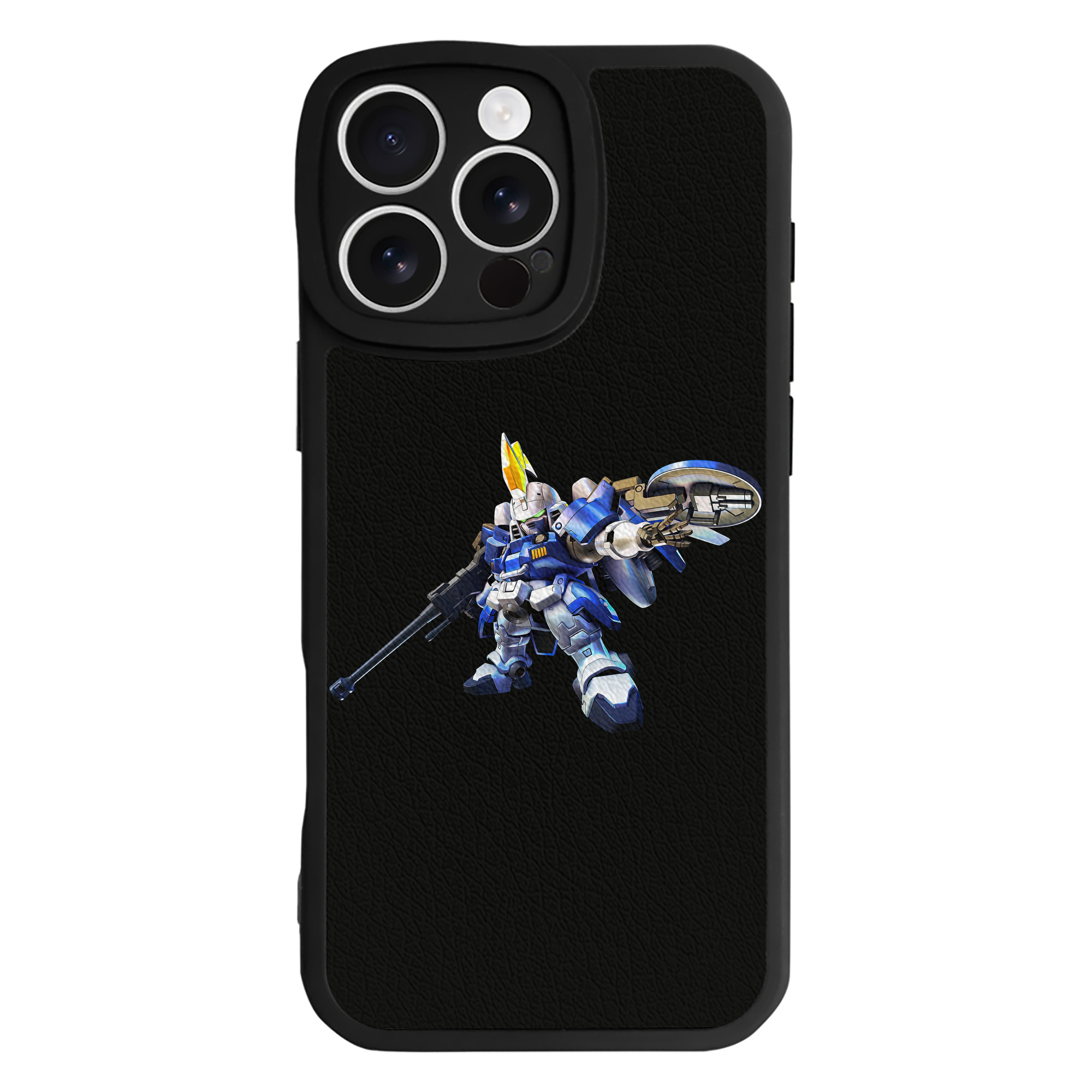 （画像用） 機動戦士ガンダム Mobile Suit Gundam 【iPhone 16シリーズ対応】シリコンスマホケース（レザー調） 材質：シリコン